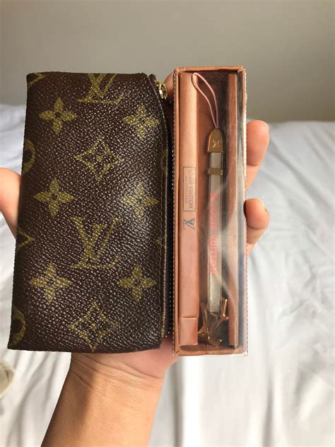 lv keychain wallet|real louis vuitton keychain.